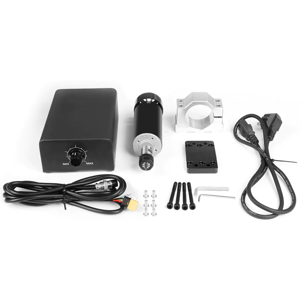 Twotrees TTC450 500W Spindel-Kit – CNC Motor Luftgekühlt, 11000 RPM Mit Regler
